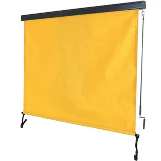 Mendler Vertikalmarkise 250 x 180 cm Gelb Stoff