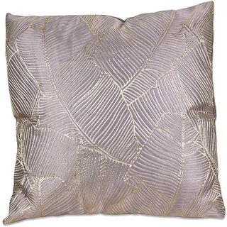 Presume de casa Nelu Kissen, 43,43 Blätter, Beige, 380 g, Zubehör, Textil, Polyester, 43 x 43 x 8