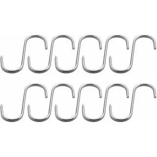 WEIS Fleischhaken aus Edelstahl 12 cm einseitig angespitzt Set mit 10 Stück