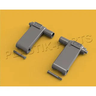 Braas Atelier Griffhebel Typ BA AF Dachfenster Fenster Konsole Ersatzteile GRAU