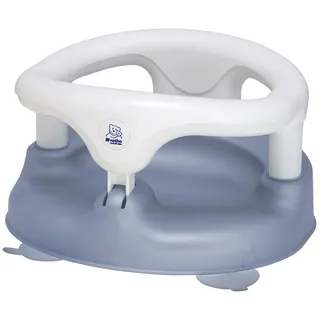 Rotho Babydesign Badewannensitz Baby rutschfest mit Kindersicherung Blau | Kindersicherung, Baby Badewannensitz mit rutschfestem Halt, hohem Sitzkomfort, blaue Sitzhilfe für das Baden im Bad