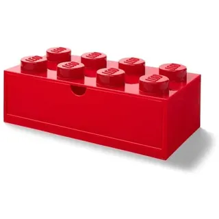 LEGO Desk Drawer 8 - Red