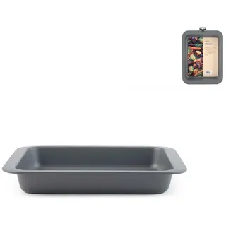 H&H Deli Chef Rechteckige Backform Aus Antihaft Aluminium Grau cm