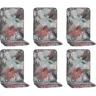 Beo Hochlehner-Paspelauflage M412 Eger Grau 6er-Set