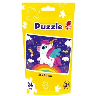 Puzzle In Stand-Up-Verpackung Märchen-Einhorn-Puzzle Roter Käfer