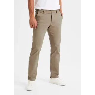 Chinohose H.I.S "- lange Hose in Regular-fit", Herren, Gr. 36, Länge 34, beige, Web, Obermaterial: 98% Baumwolle, 2% Elasthan, unifarben, straight fit lang, Hosen Chinohose, aus elastischer Baumwoll-Qualität, in 3 Längen: 30 & 32 & 34