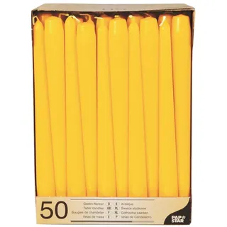 Papstar Duftkerze 25 cm gelb 50 St.