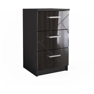 Vicco Nachttisch Irma Schwarz 37.6 x 66 cm