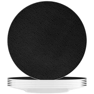 SELTMANN WEIDEN Speiseteller »Speiseteller Life Fashion ø 28,3 cm 6er Set«, schwarz