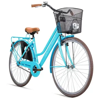 Bergsteiger Amsterdam 28 Zoll RH 48 cm Damen blau