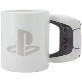 PlayStation Formen-Tassen - Offiziell lizenziert, PS5 Neuheitsgeschenke, mit Controller-Griff, 480 ml (16 Fl Oz)
