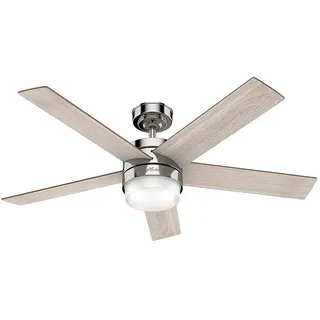 Deckenventilator mit Fernbedienung Claudette 132 cm Wohnzimmer Lüfter mit Licht