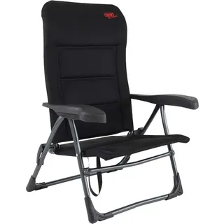 Crespo Silla de Playa AP/205-AD-80 - Schwarz - Zeitgenössisch - Gartenstuhl - Klappbar, Platzsparend - Outdoor - Holz, Kunststoff