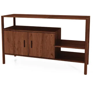 byoak Regal INA Wildeiche , Holz , Kerneiche , 142x86x46 cm , Kleinmöbel, Kommoden, Sideboards