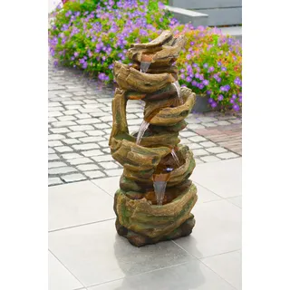 Ubbink Gartenbrunnen »AcquaArte TRABIA« Komplettset mit LED, braun
