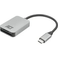 Bild USB-C card reader for SD and micro SD, 4.0 UHS-II, Speicherkartenlesegerät, Grau