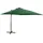 Ampelschirm Ø 250 cm Grün
