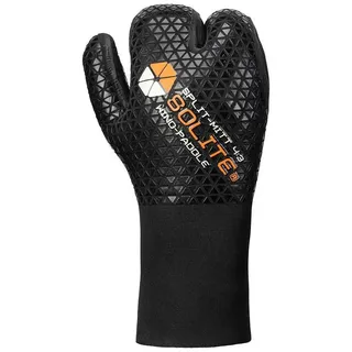 Solite 4:3 Wind/paddle Split-mitt Neoprene Handschuhe - Black - S
