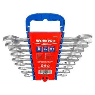 Workpro Set of Keys of Double Mouth 9 Pcs.
