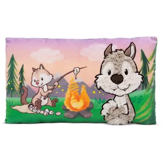 NICI Kuschelkissen Forest Friends 43 x 25 cm Kariert
