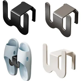 Allecto Plus – Wandregal mit 3 Fächern – Organizer für die Tür – Metall – Schuhaufbewahrung – Aufhängesystem – Badezimmer-Organizer