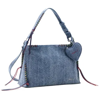 Desigual Damen Torio Denim Leiri Tasche, blau