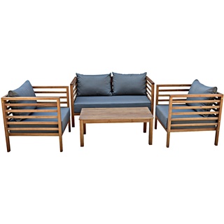 Gardissimo SAMOA Holz Lounge Set Gartenmöbel Sitzgruppe Akazie