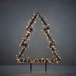 Luca Lighting Gartenstecker Baum beleuchtet 175 LED 53 x 75 cm