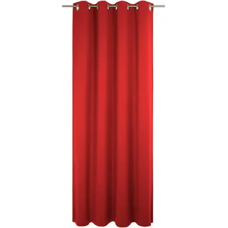 Vorhang WIRTH "Newbury" Gr. 4, rot, B:130cm H:245cm, Jacquard, Baumwolle, Polyester, Gardinen, Vorhang