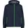 KID Jacket Fix Hood Black Blue 128