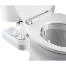 BisBro Deluxe Bidet 1200 | Dusch-WC zur optimalen Intimpflege | Einfach unter dem Klodeckel installieren | funktioniert ohne Strom | ideale Hygiene durch Wasser | Sparen Sie Toilettenpapier