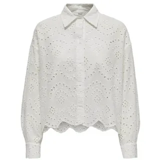 Only ONLVALAIS L/S SHIRT WVN NOOS Weiß XL