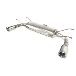 Ulter Sport Edelstahl Doppelsportauspuff kompatibel mit Mazda MX5 NC 1.8 93kW 2005-2009 80mm