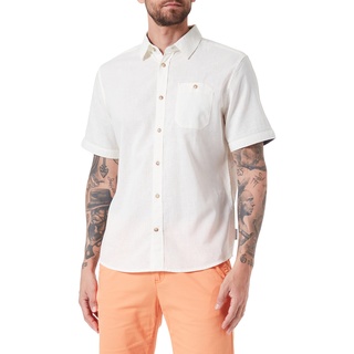 TOM TAILOR Herren 1034901 Hemd, 10332 - Off White, 3XL