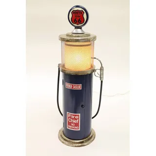 point-home Design-Schrank "Zapfsäule" mit Licht, Retro, blau, 89cm