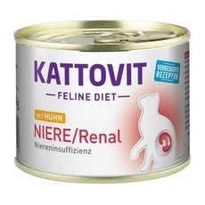 KATTOVIT Feline Diet Niere/Renal 12x185g Huhn