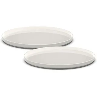 Thomas Beilagenteller Set | Premium Porzellan Geschirr für Spülmaschine, Mikrowelle, Stilvoll | 20 cm | 2er-Set