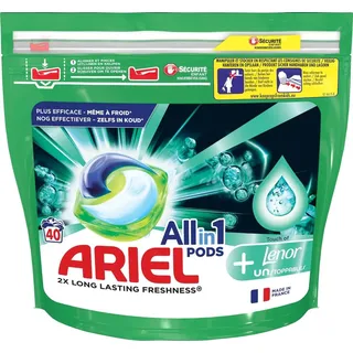 Ariel 4in1 Touch of Lenor Unstopables Kapseln – 40 Kapseln