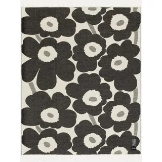 Marimekko UNIKKO Wohndecke 130 x 180 cm Schwarz/Weiß