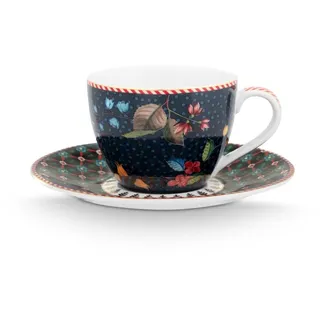 Pip Studio Berry Blues Espressotasse m.U. blau 120ml