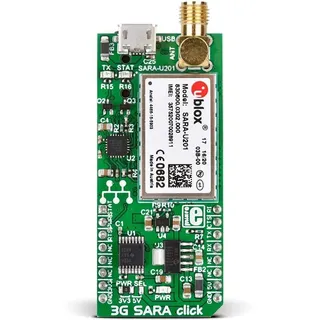 MikroElektronika Ltd 3G SARA Click Board