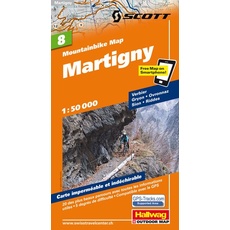 MTB-Karte 08 Martigny 1:50.000