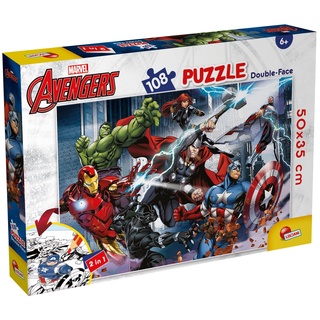 Liscianigiochi 99719 Lisciani Games Marvel Puzzle DF Plus 108 Avengers