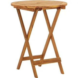 vidaXL Bistro-Set 3-tlg. braun klappbar