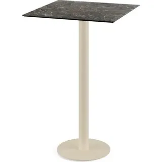 Urban Stehtisch Sand gestell + Galaxy Marble HPL 70x70 cm