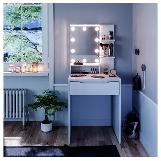 Vicco Schminktisch Ruben mit LED Beleuchtung