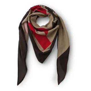 Street One Damen 5706555 Tuch im Patched Look, Multicolor, Regular