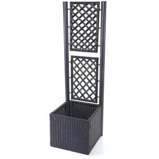 MCW Pflanzkasten mit Rankgitter 142 x 43 x 43 cm Anthrazit