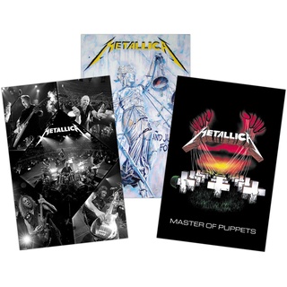 Close Up Metallica Poster 3er-Set 61 x 91,5 cm