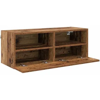 vidaXL TV-Wandregale 2 tlg. 80 x 30 x 30 cm Braun